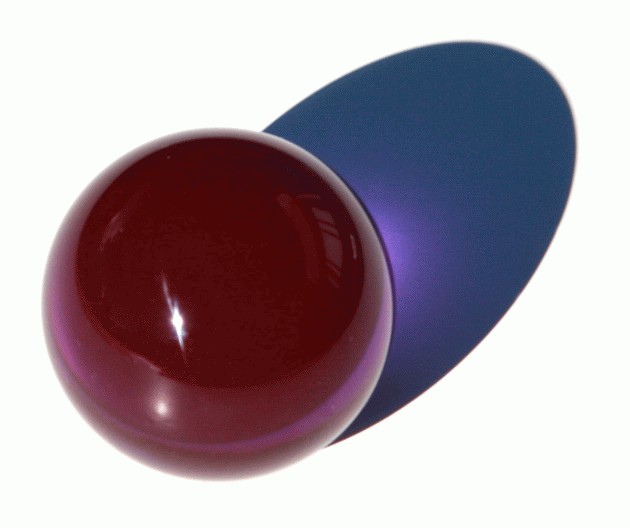 Purple Acrylic contact Juggling ball 95mm 600g