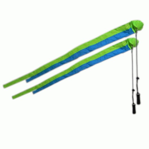 Juggle Dream Tail Poi - green blue