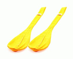 Fabric Practice Poi - Cone Poi - Yellow