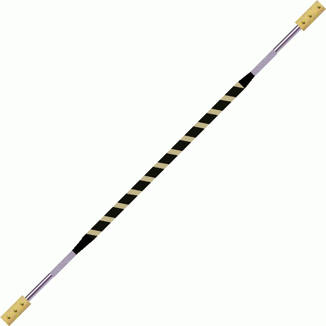 Contact Fire Staff  142cm  100mm    70cm  White    