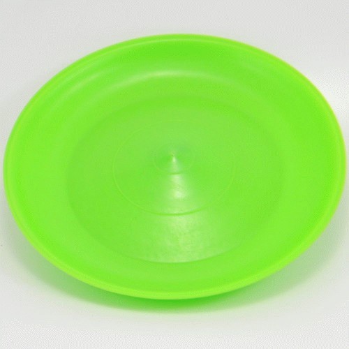 Flexi Spinning Plate - with stick ( circus toy ) Green