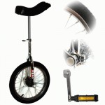 Indy 16 inch Trainer Unicycle - Black