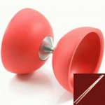 Juggle Dream - Rubber Top Diabolo - red - with sticks