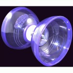 Juggle dream hurricane jumbo transparent triple bearing diabolo - purple
