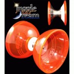 Juggle dream hurricane jumbo transparent triple bearing diabolo - Orange