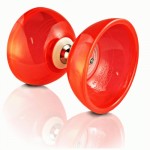 Triple Bearing Cyclone Diabolo Red transparent